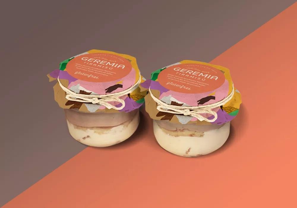 活力滿滿的甜品店品牌形象VI設計_甜品品牌設計