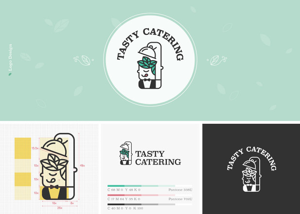 綠色健康餐飲品牌標(biāo)識設(shè)計(jì)與吉祥物設(shè)計(jì)