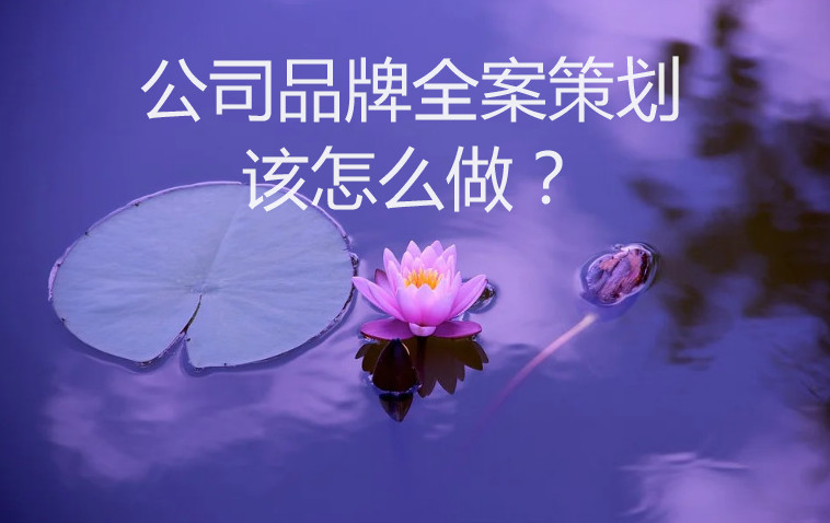 公司品牌全案策劃該怎么做？
