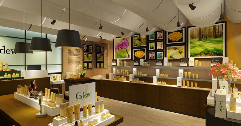 gdew化妝品專賣店設(shè)計(jì)
